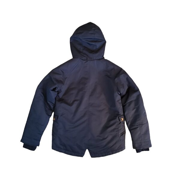 NEW Westbound Winter Parka Jacket Fur Hood Navy Blue Toggle Buttons - Picture 2 of 7